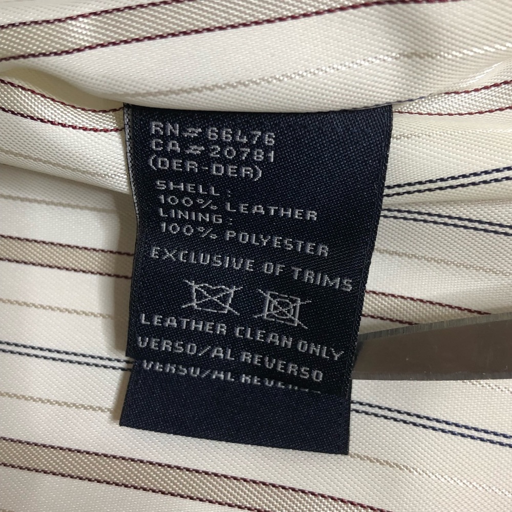 ❤️SOLD❤️ Tommy Hilfiger Genuine Leather Pants - Picture 7 of 8
